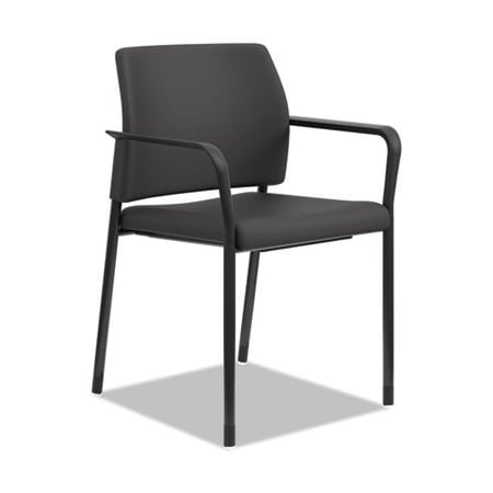 Hon Accommodate Series Guest Chair With Fixed Arms, 23.25in X 22.25in X 32in, Black, 2PK SGS6FBC10C